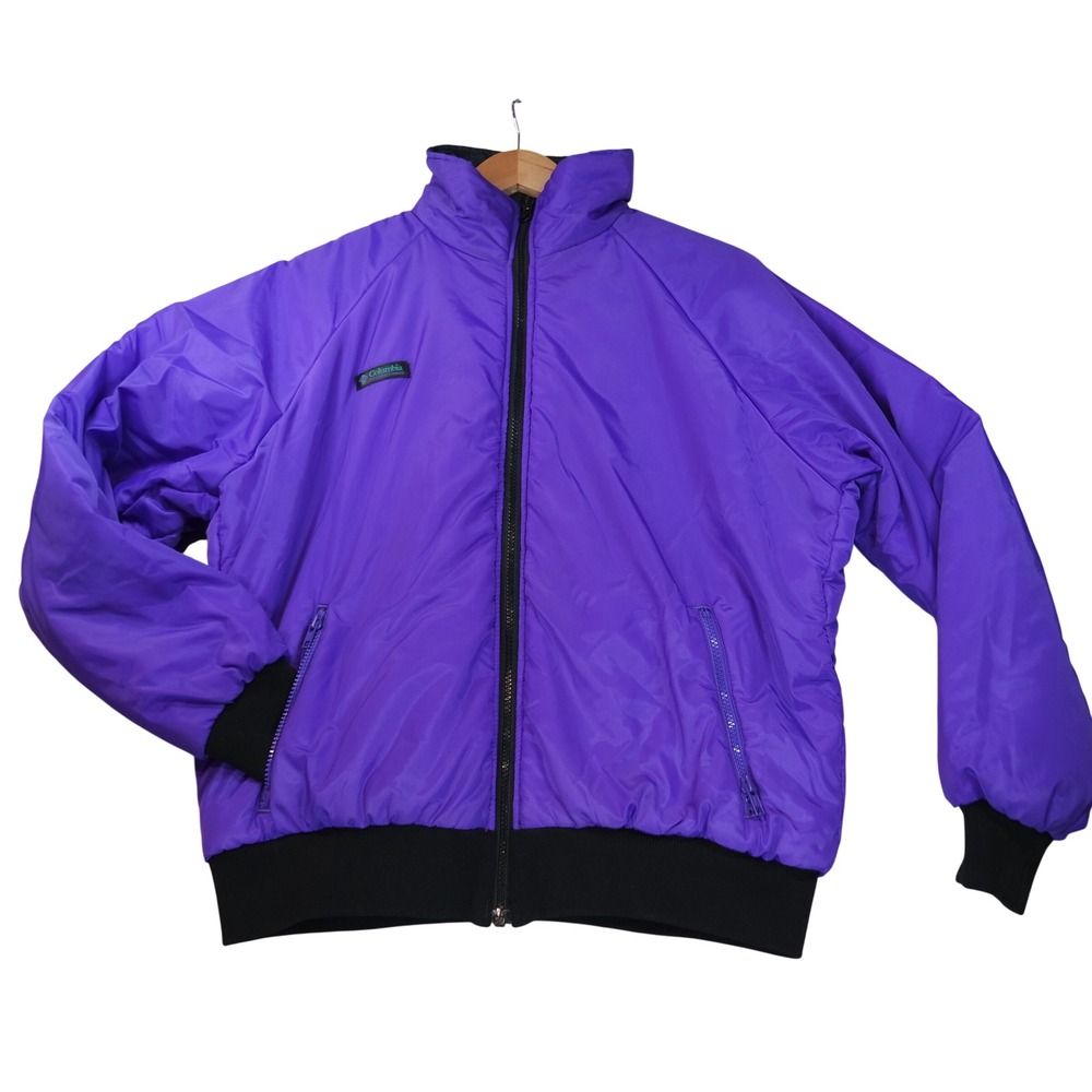 Columbia Sportswear Womens Vintage 1994 SL5750 Reversible Jacket Purple Sz XL